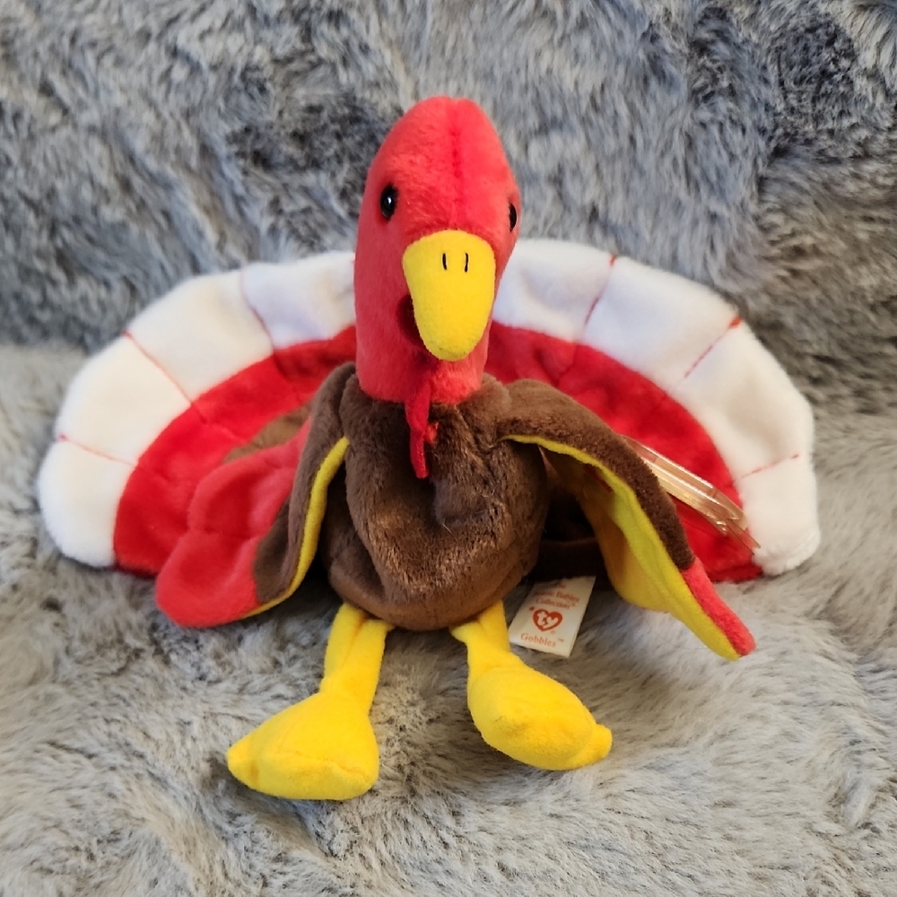 NWT Ty Beanie Baby‎ Gobbles The Turkey